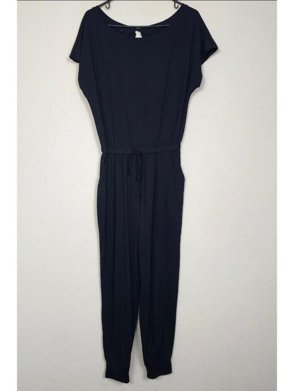 Medium Black Stretchy Whimsigoth Jumpsuit